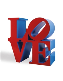 LOVE (RED/BLUE) by Robert Indiana